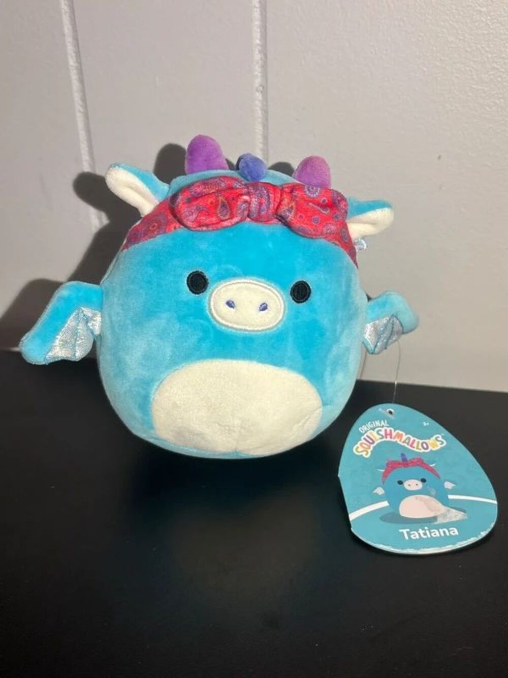 NWT Squishmallows Tatiana Blue Plush with Wings 5” Original Tag